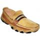 AC Casuals 5895 Camel Leather Driving Moccasin Style Loafers